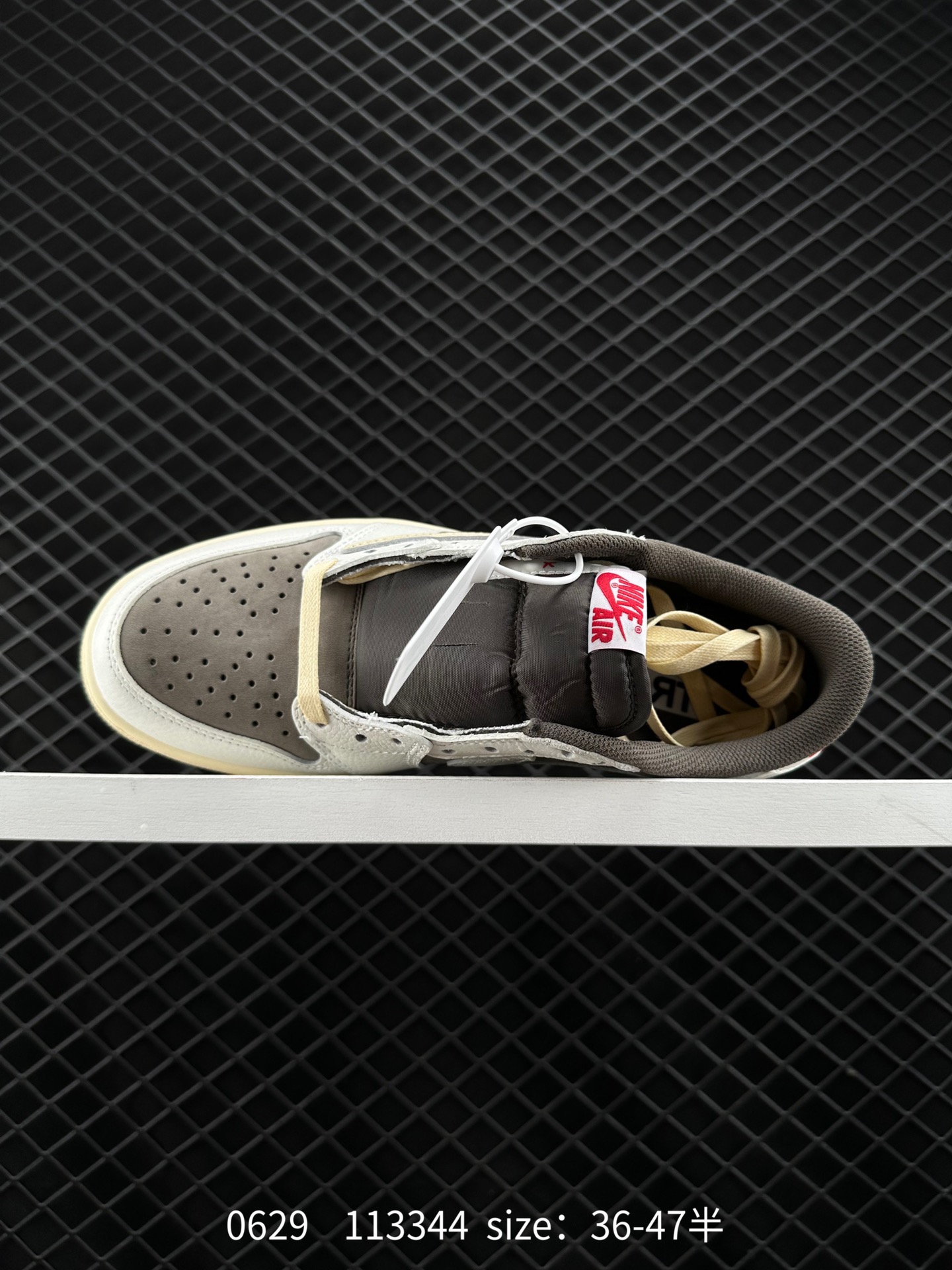 Fragment Design x Travis Scott x Nike Air Jordan 1 Low OG SP”Military Blue”